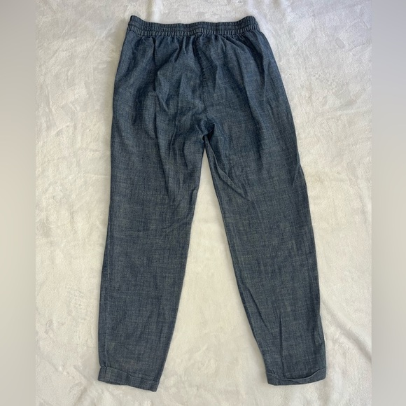 J. Crew Size 0 Blue Jean Linen Pants - Picture 4 of 4